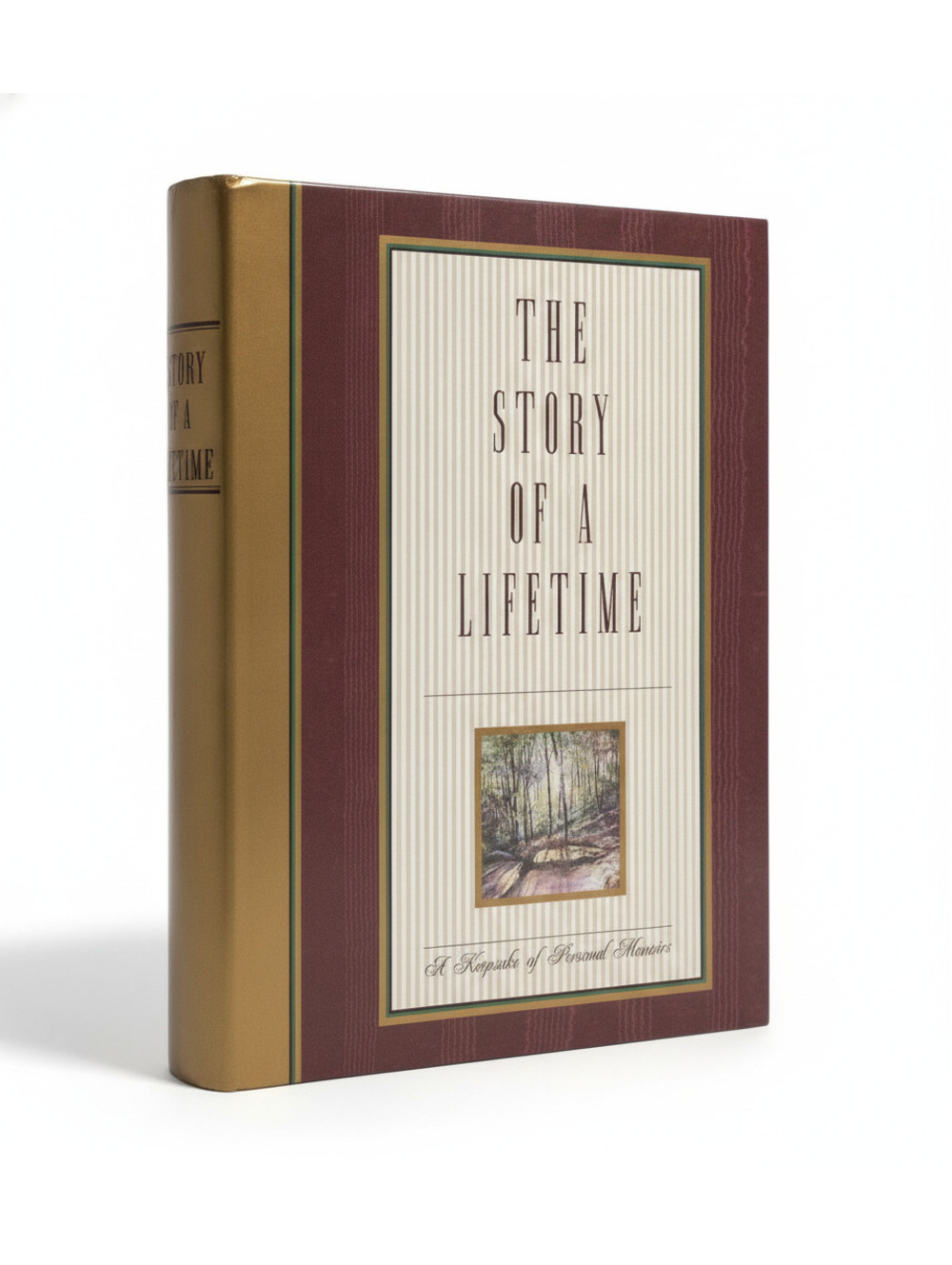 The Story Of A Life Time Memory Book,New * Read* As Is